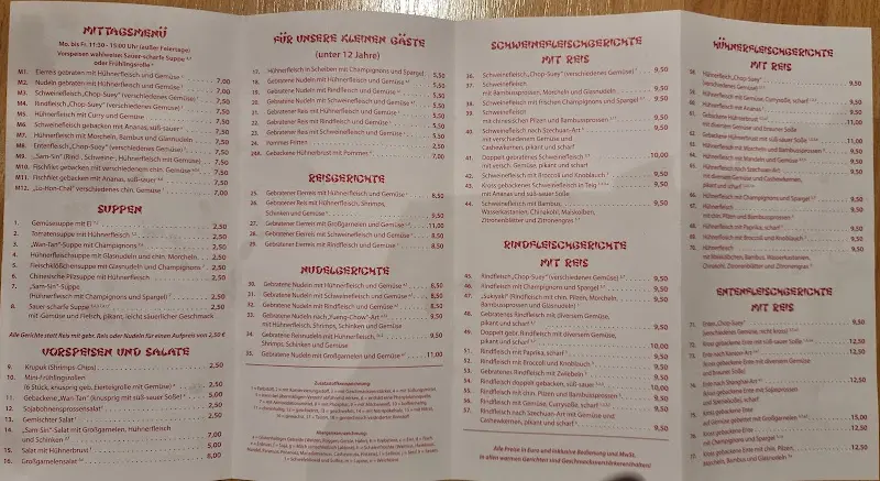Menu_China-Restaurant He Lam Mun_Schwedt/Oder_immagine_2