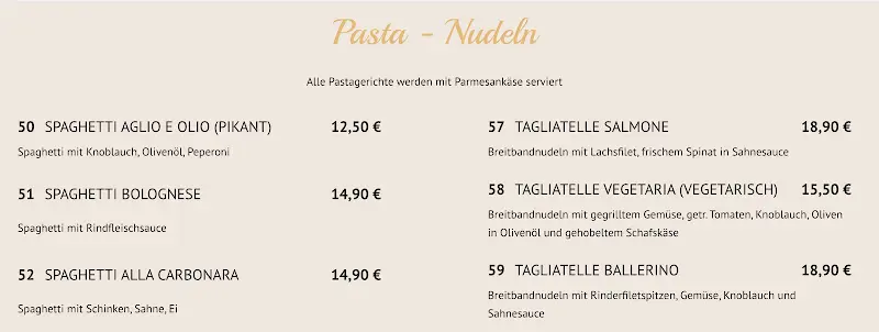 Menu_Osteria Ballerino_Stahnsdorf_immagine_3