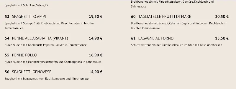 Menu_Osteria Ballerino_Stahnsdorf_immagine_4