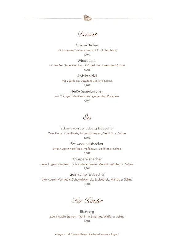 Menu_Hotel & Restaurant Schenk von Landsberg_Teupitz_immagine_3