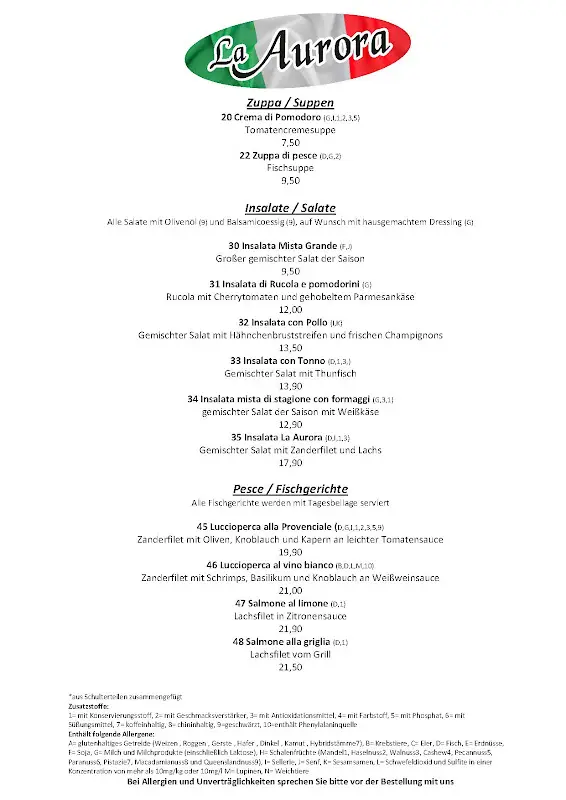 Menu_La Aurora_Treuenbrietzen_image_4