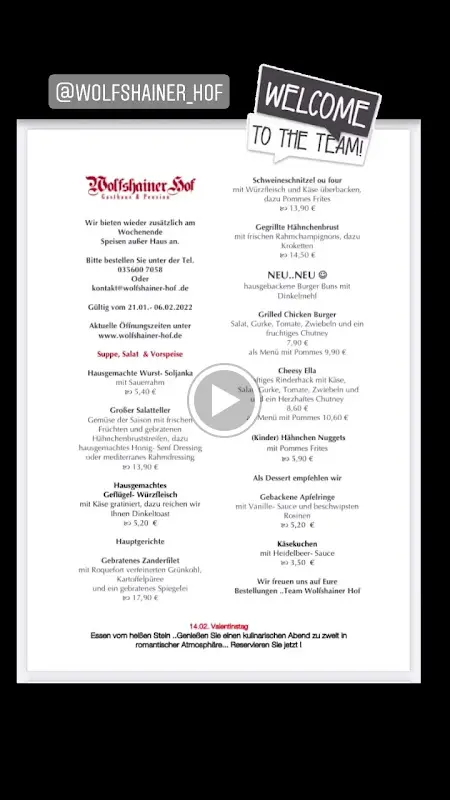 Menu_Wolfshainer Hof_Wolfshain_immagine_1