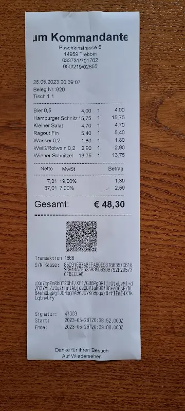 Menu_Zum Kommandanten_Trebbin_image_1