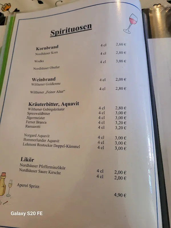 Menu_Fritz Löwa Gaststätte Zum goldenen Stern_Vetschau/Spreewald_image_3