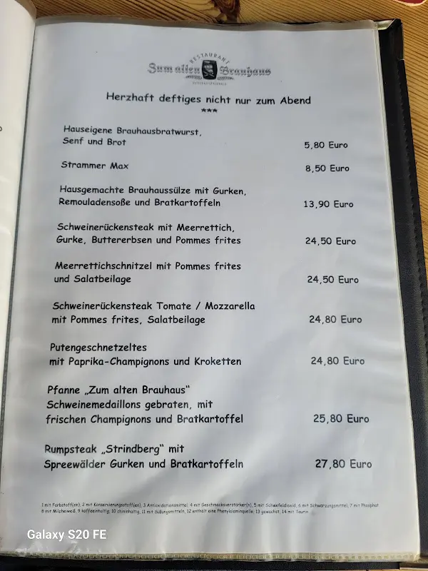 Menu_Altes Brauhaus_Vetschau/Spreewald_image_1