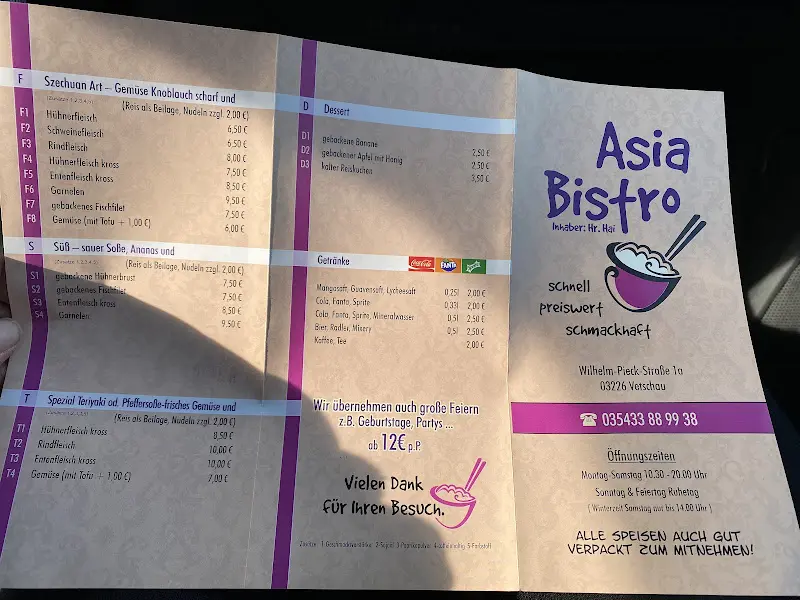 Menu_Asia Bistro Doan Hai_Vetschau/Spreewald_immagine_3