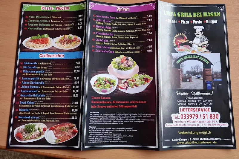 Menu_Urfa Grill Bei Hasan_Wusterhausen/Dosse_immagine_2