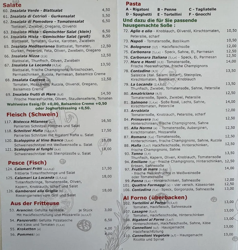 Menu_La Locanda - Original Italienische Spezialitäten_Rems_image_1