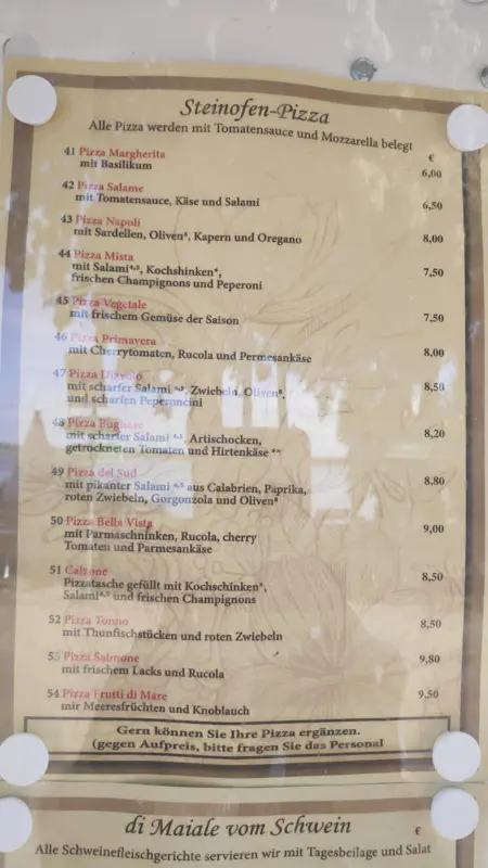 Menu_Ristorante Pizzeria & Eiscafe Bellavista_Wusterwitz_image_2