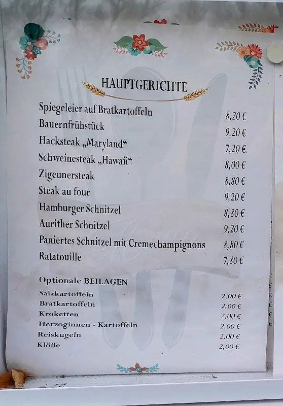 Menu_Gaststätte Bauernstübchen_Ziltendorf_image_1