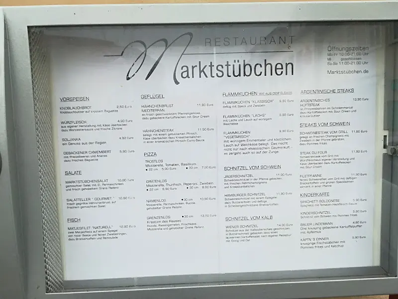 Menu_Restaurant Marktstübchen_Wittstock/Dosse_image_2