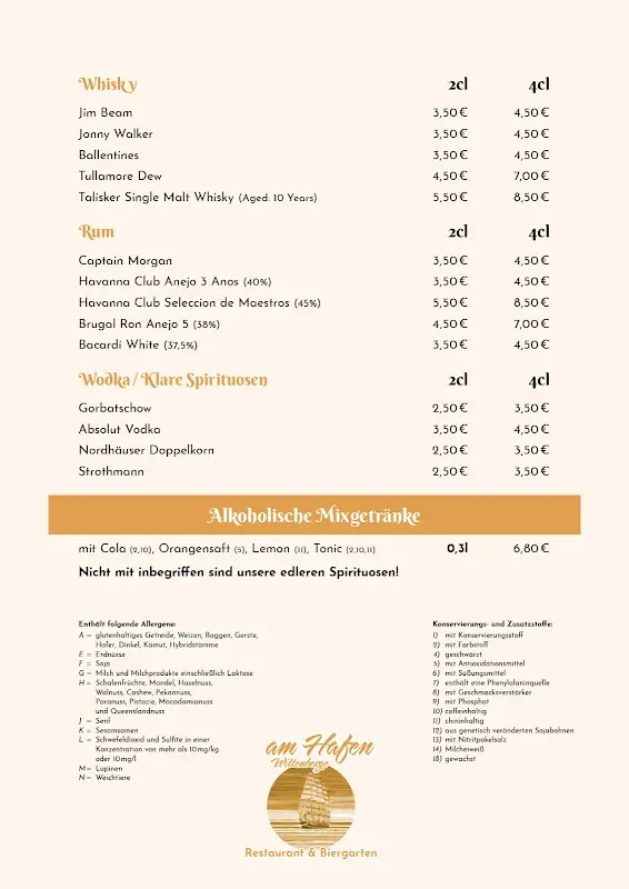 Menu_Gaststätte Am Hafen_Wittenberge_immagine_1