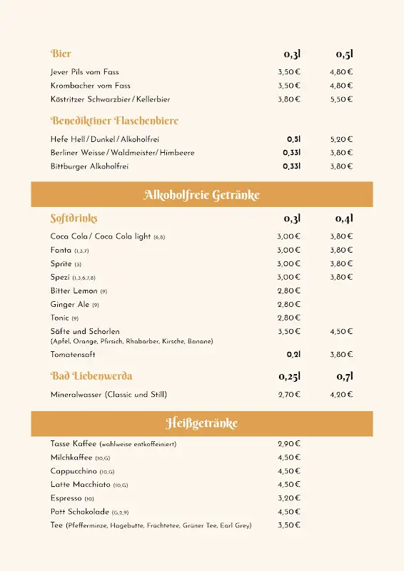 Menu_Gaststätte Am Hafen_Wittenberge_immagine_2