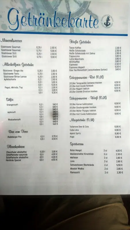 Menu_Restaurant Zum Fährmann_Wittenberge_image_1