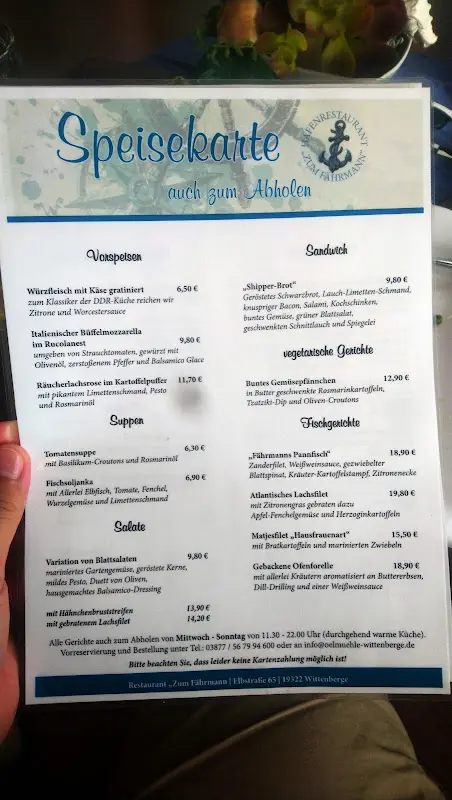Menu_Restaurant Zum Fährmann_Wittenberge_image_2