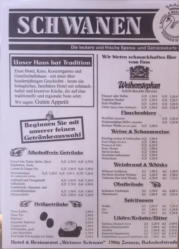 Menu_Restaurant Weisser Schwan_Zossen_immagine_3