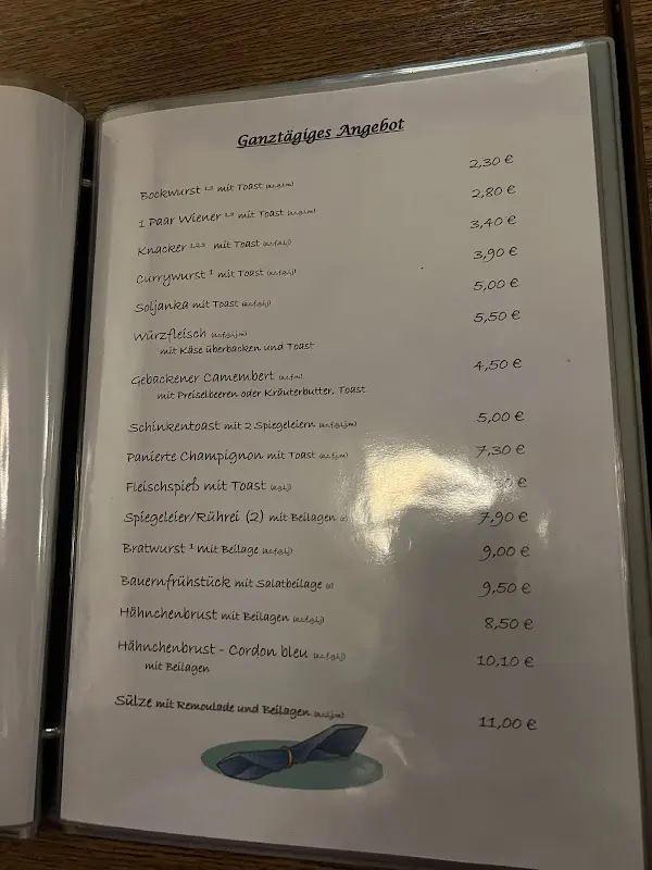 Menu_Gaststätte Am Kietz_Zossen_image_1