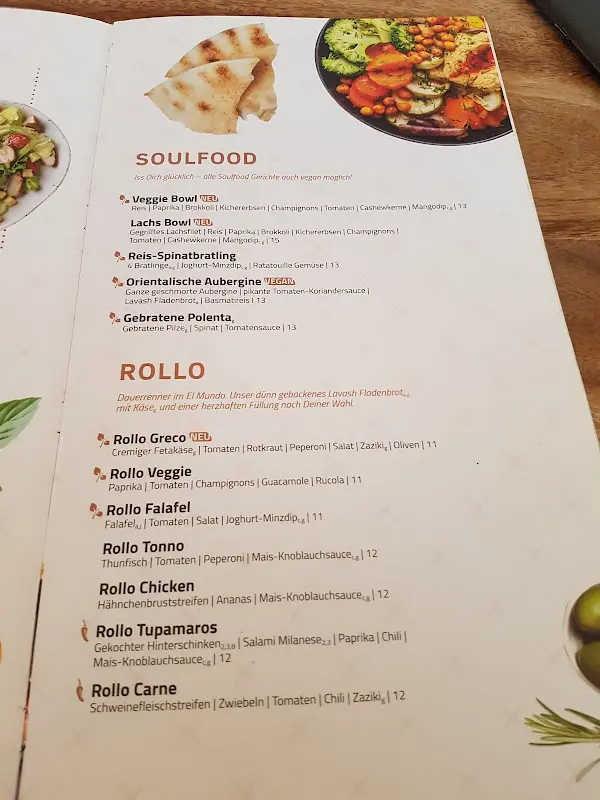 Menu_El Mundo Bremen_Bremen_image_1