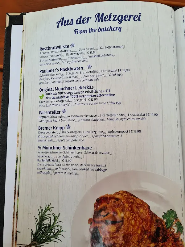 Menu_Paulaner's an der Schlachte_Bremen_image_1