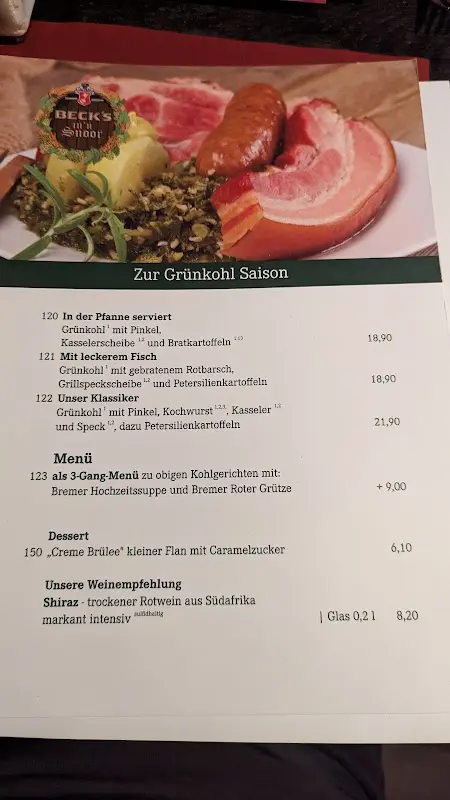 Menu_Beck's in'n Snoor_Bremen_immagine_2