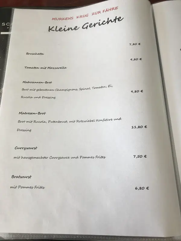 Menu_Murkens Krug zur Fähre_Bremen_immagine_3