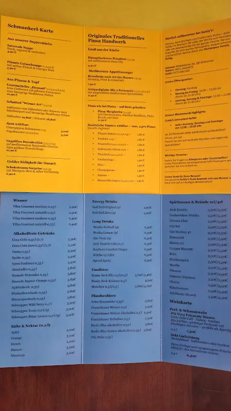 Menu_Goldy's Schmankerl Huus_Bremen_image_1