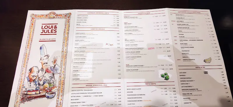 Menu_Loui & Jules im Loretta - Vegesack_Bremen_image_1