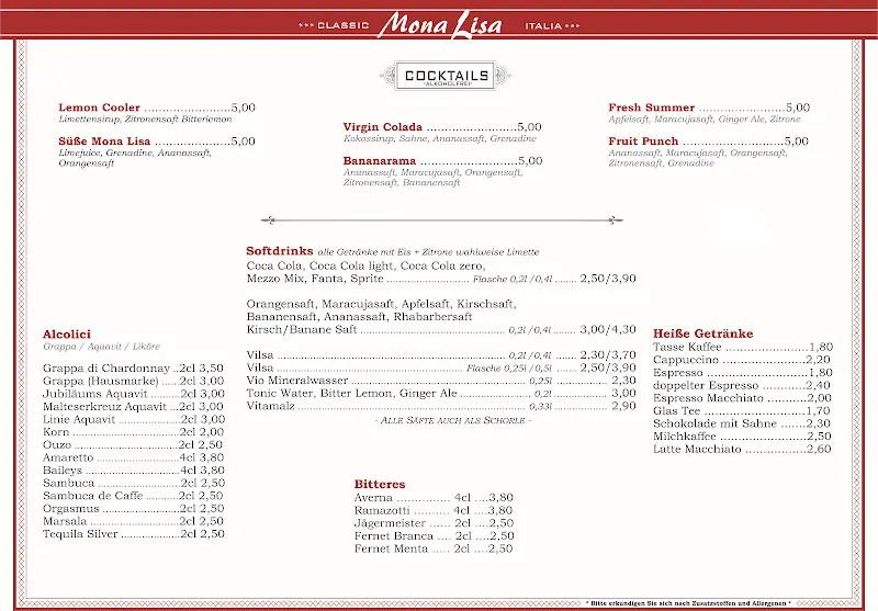 Menu_Restaurant Amour_Bremen_image_1