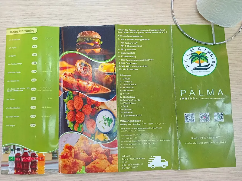 Menu_Palma Imbiss_Bremen_immagine_1