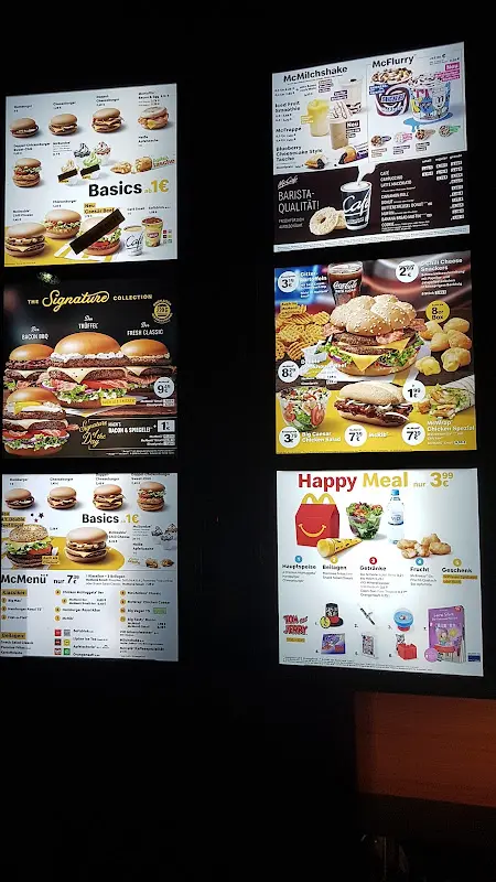 Menu_McDonald's Restaurant_Bremen_immagine_2