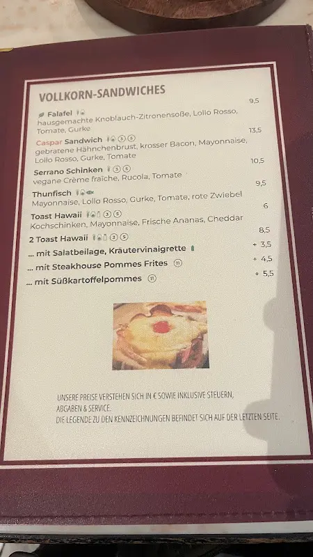 Menu_Caspar David & Co._Bremerhaven_image_2