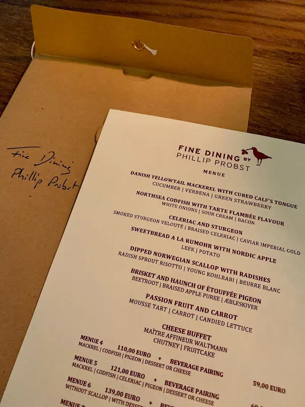 Menu_Fine Dining by Phillip Probst - Restaurant im THE LIBERTY_Bremerhaven_image_3