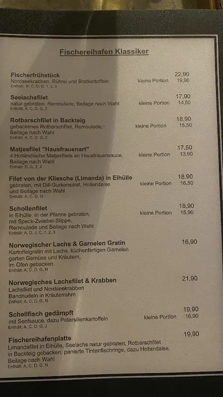 Menu_Der Kutterfischer_Bremerhaven_imagen_3