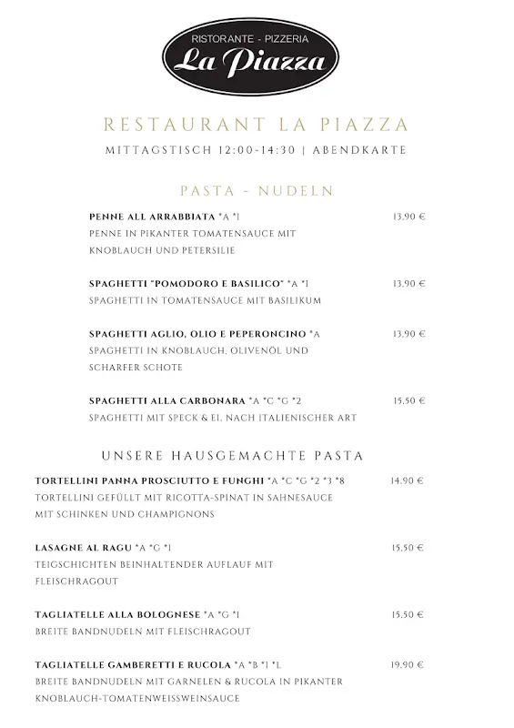 Menu_La Piazza_Bremerhaven_image_4