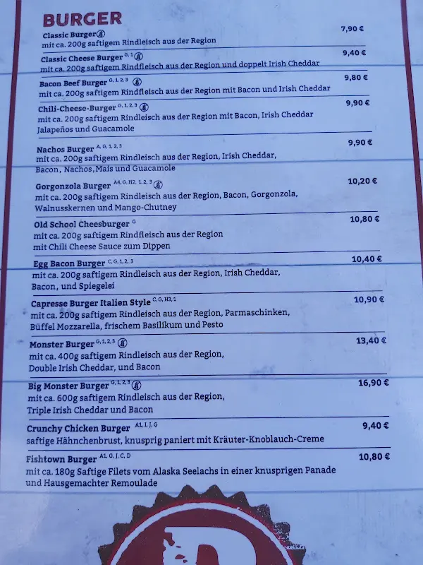 Menu_B - Burger BAR_Bremerhaven_image_4