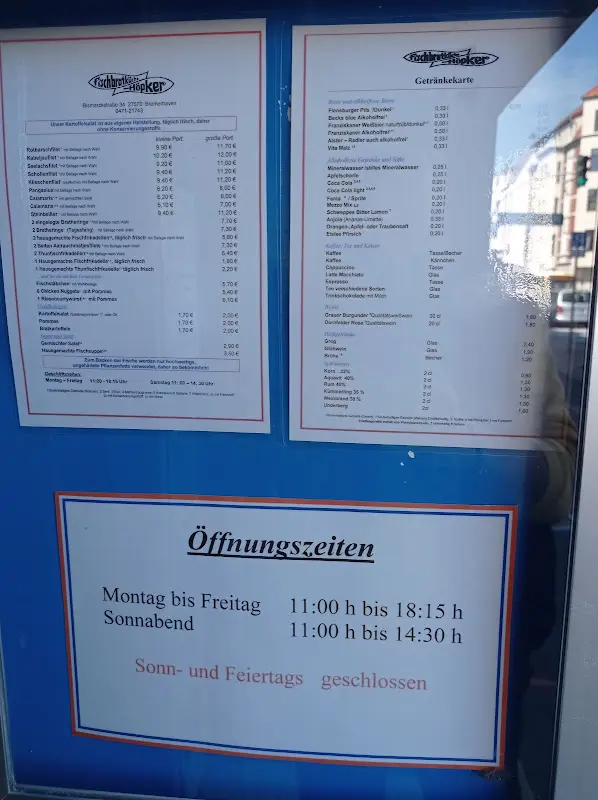 Menu_Egbert Höpker Fischbratküche GmbH_Bremerhaven_immagine_1