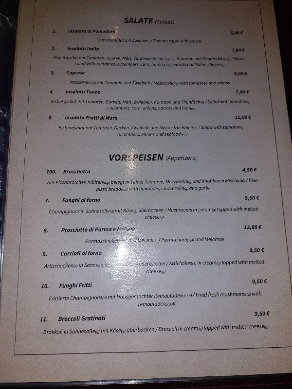 Menu_Restaurant Italia Bremerhaven_Bremerhaven_image_1