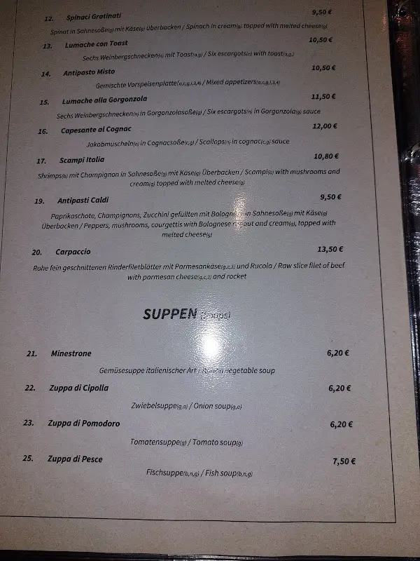 Menu_Restaurant Italia Bremerhaven_Bremerhaven_image_2