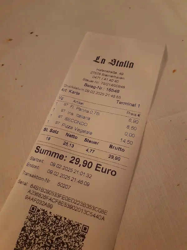 Menu_La Stalla_Bremerhaven_image_1