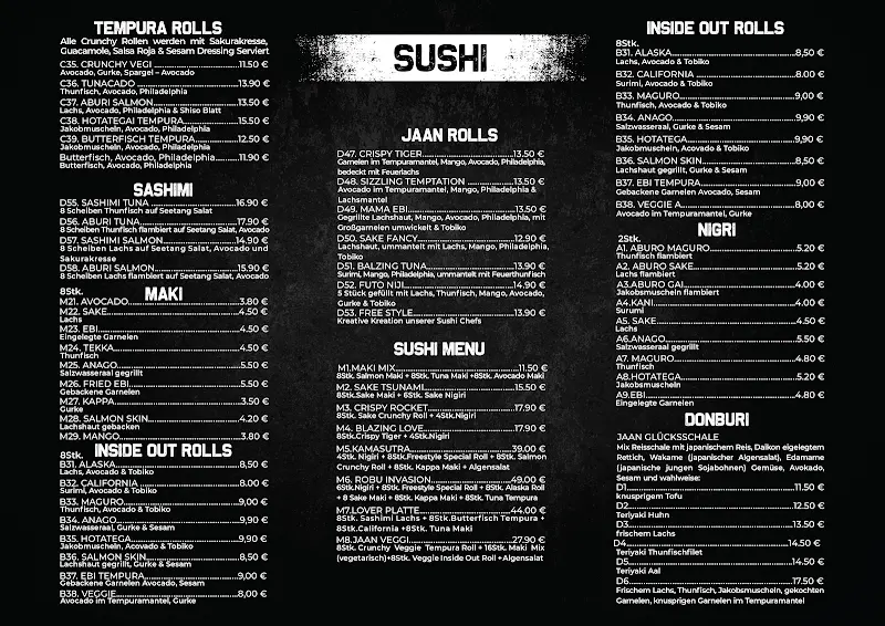Menu_JA AN Restaurant - Altona_Hamburg_immagine_2