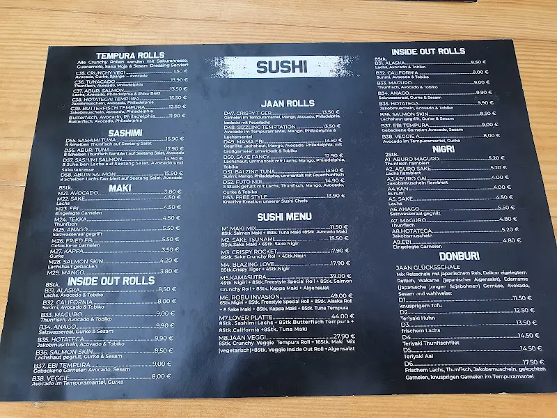 Menu_JA AN Restaurant - Altona_Hamburg_immagine_4
