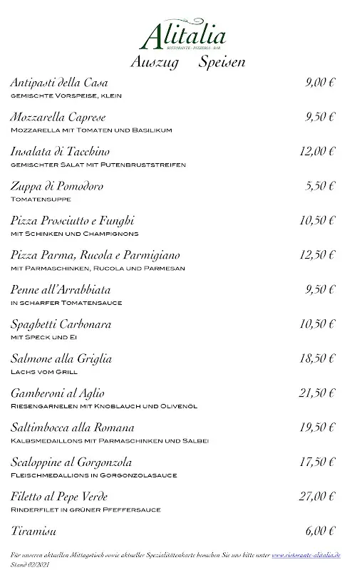Menu_Ristorante Alitalia_Hamburg_image_1
