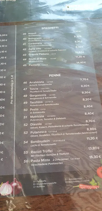 Menu_Pastaria Barmbek_Hamburg_immagine_4