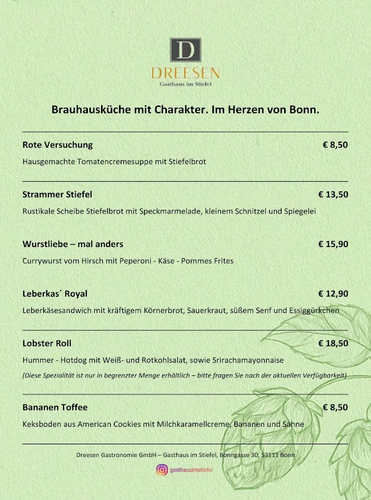 Menu_Gasthaus im Stiefel_Bonn_immagine_2