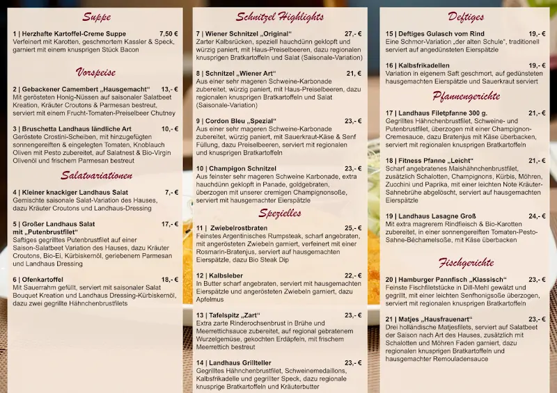 Menu_Landhaus Restaurant, Hamburg-Berne_Hamburg_image_1