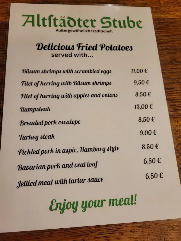 Menu_Altstädter Stube Willig_Hamburg_immagine_3