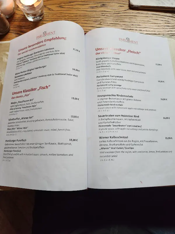 Menu_Restaurant Parlament Hamburg_Hamburg_image_2