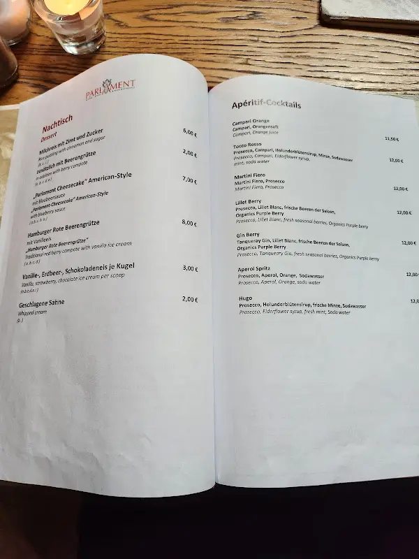 Menu_Restaurant Parlament Hamburg_Hamburg_image_4