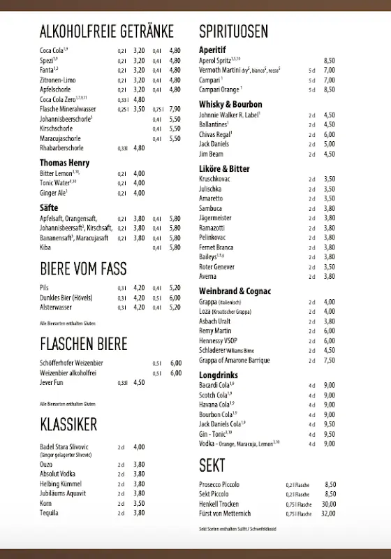 Menu_Restaurant Dubrovnik | Stellingen_Hamburg_immagine_1