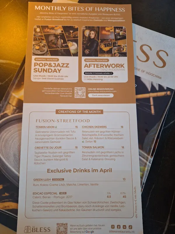 Menu_Bless Restaurant Hamburg_Hamburg_immagine_2